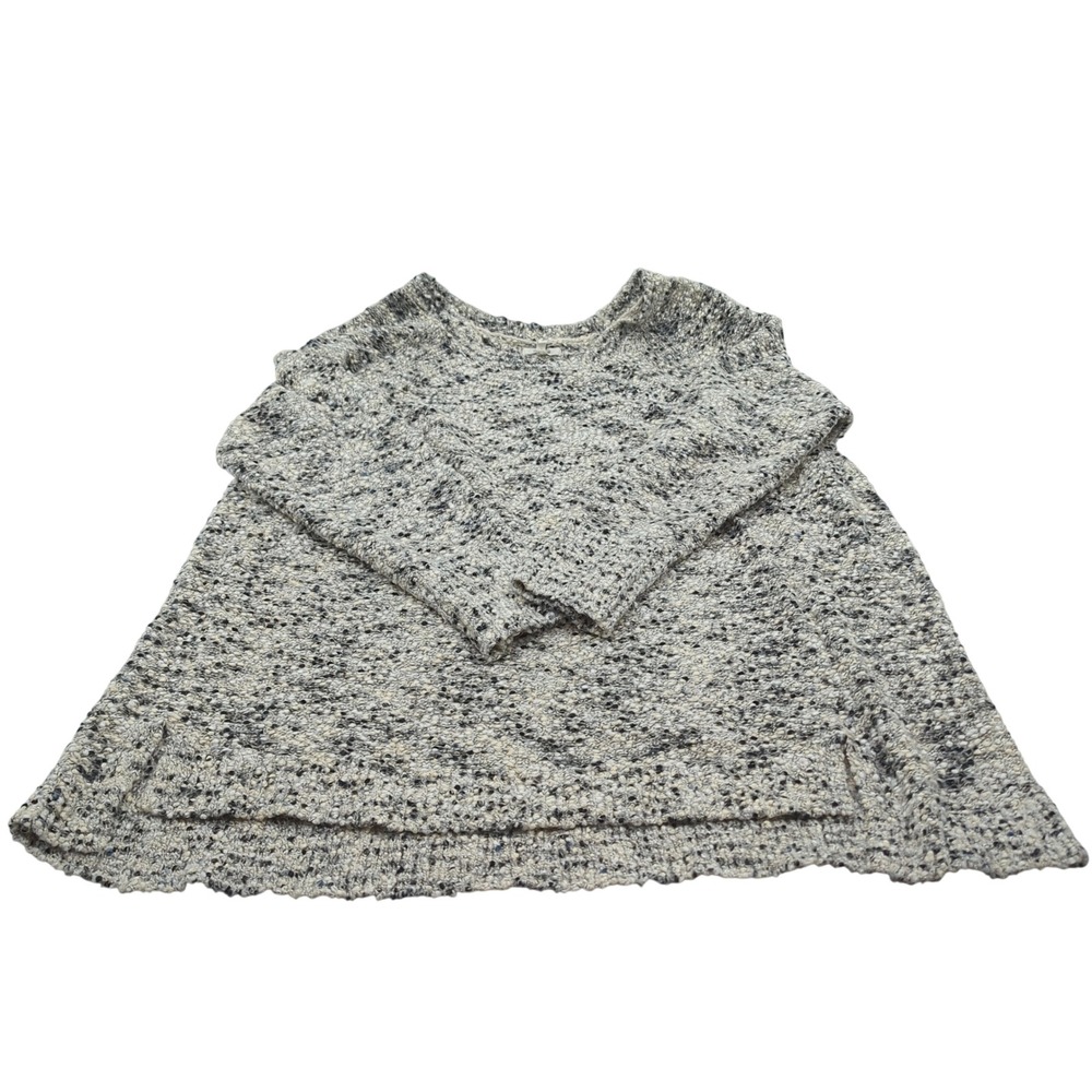 Maurices Womens Plus Size 3 Popcorn Knit Sweater Marled Metallic Tunic Pullover
